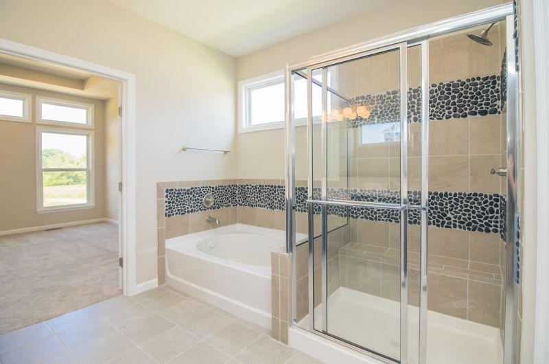 Sliding Door Shower Entry